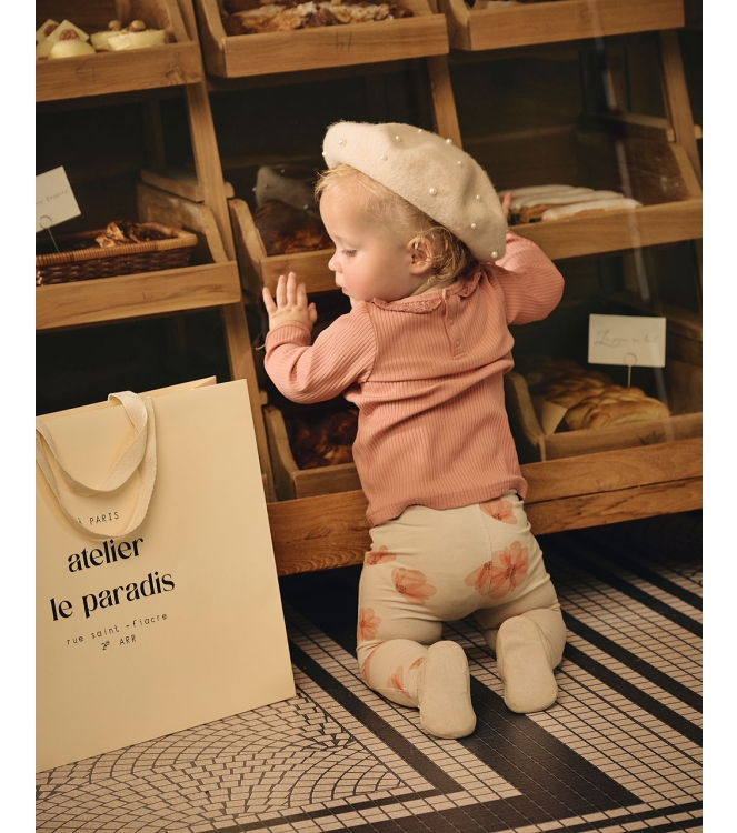 Z8-Newborn leggings Babyccino/AOP Arlette