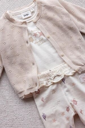 Feetje Longsleeve - Starfish Wishes Offwhite