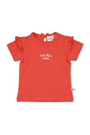 Feetje T-shirt - Mon Cheri Rood
