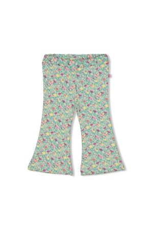 Feetje Flared broek - Picknick Perfect Groen