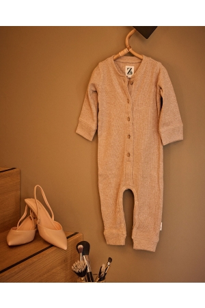 Z8-Newborn boxpakjes & rompers Beige melange Turi