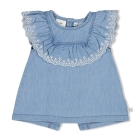 Feetje jurken L.blauw denim 52700039
