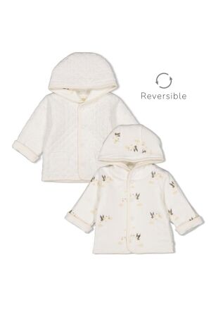 Feetje Omkeerbaar jasje met capuchon - Special Delivery Offwhite