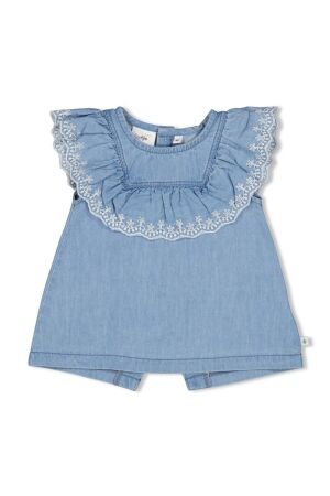 Feetje Jurk met slip - Summer Denims L.blauw denim