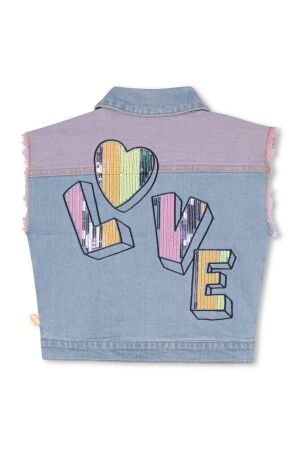 BillieBlush Bodywarmer Double Stone+Brossage