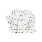 Gymp jurken OW-CM Off White - Camel 351-4731-10