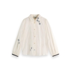 Scotch & Soda Kids shirts 101 White/Pastel 179379