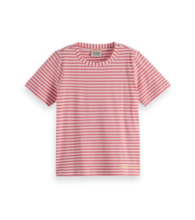 Scotch & Soda Kids shirts 650 Dark Pink 179362