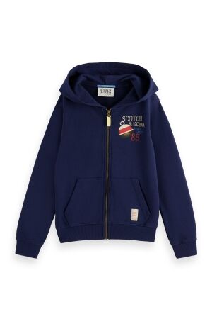 Scotch & Soda Kids Sweatvest capuchon 401 Navy