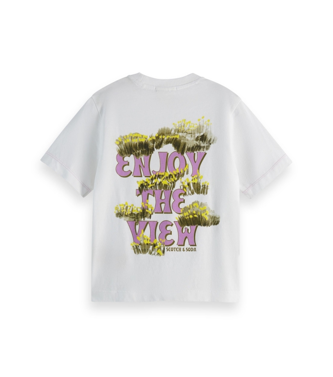 Scotch & Soda Kids shirts 101 White/Pastel 180559