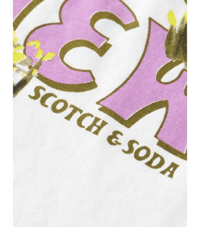 Scotch & Soda Kids shirts 101 White/Pastel 180559