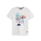 Scotch & Soda Kids shirts 101 White/Pastel 180568