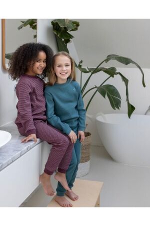 Feetje nachtkleding Wijn melange 305575