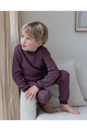 Feetje nachtkleding Wijn melange 305575