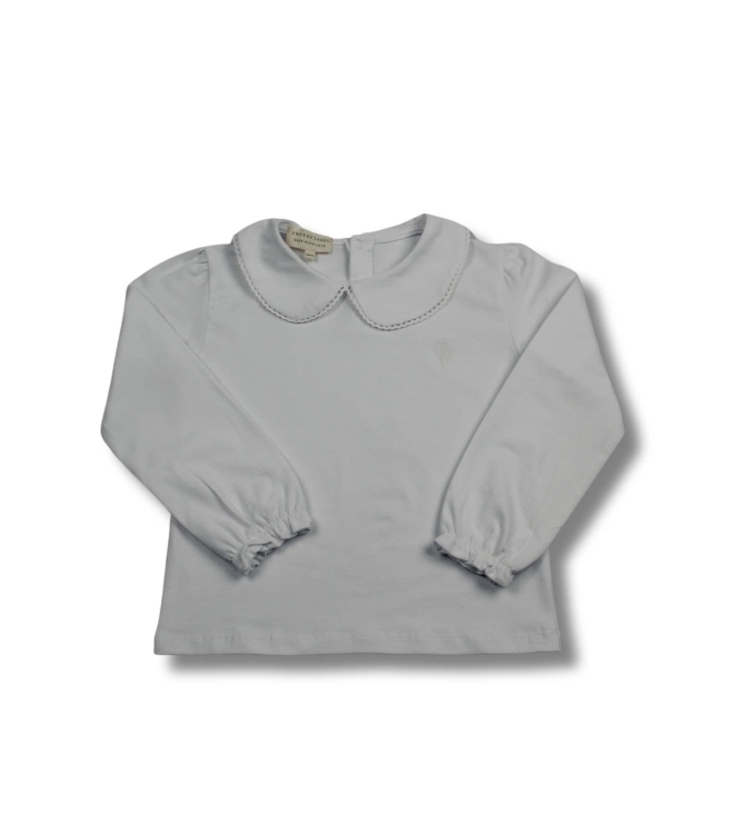 Two You Label shirts White BOB-LS-EMBR