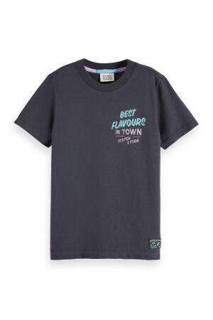 Scotch & Soda Kids T-shirt korte mouw 001 Black