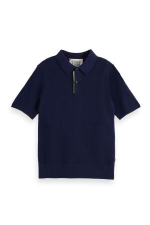 Scotch & Soda Kids Poloshirt korte mouw 401 Navy