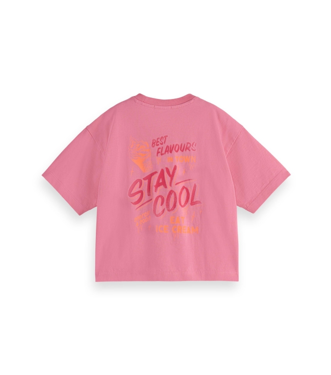 Scotch & Soda Kids shirts 650 Dark Pink 180560