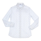 Gymp overhemden W-M White - Navy 361-5052-40