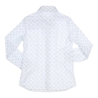 Gymp overhemden W-M White - Navy 361-5052-40