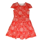 Gymp jurken RD Red 470-5075-30