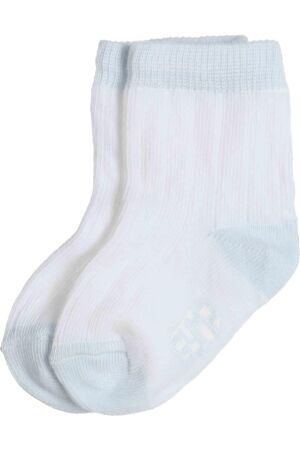 Gymp Kite Sokken W-LB White - Light Blue