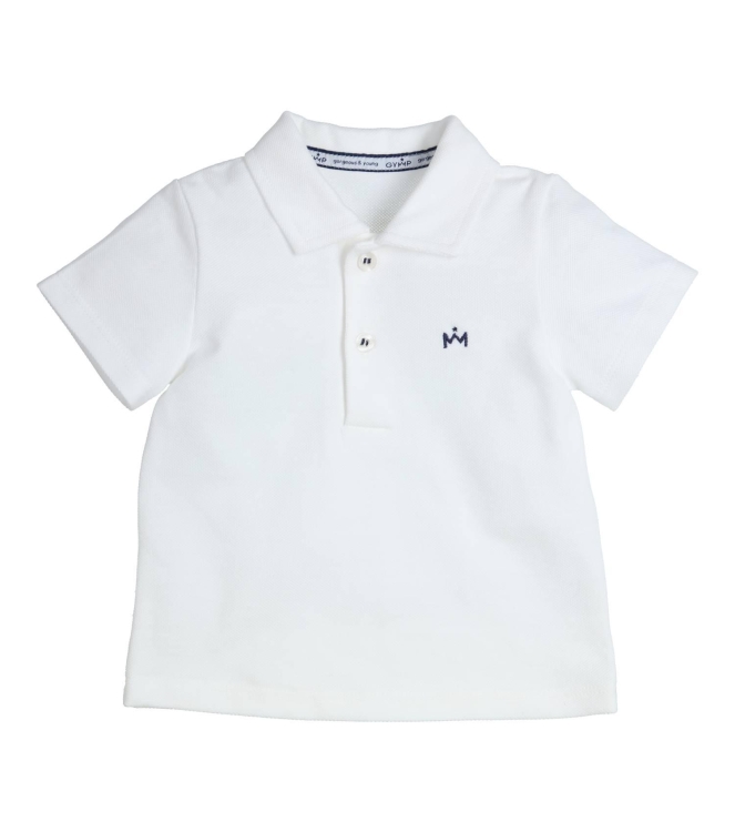 Gymp shirts W-M White - Navy 353-5094-20