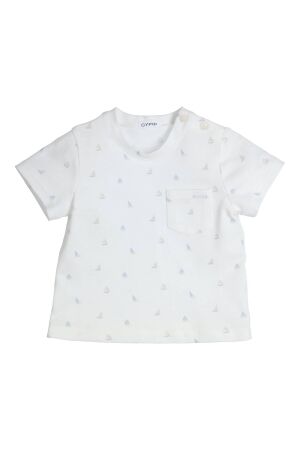 Gymp Skiff T-shirt W-BG White - Beige