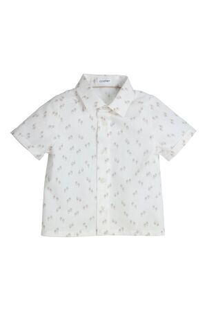 Gymp Cas Overhemd W-BG White - Beige