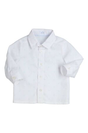 Gymp Marnix Overhemd W-LB White - Light Blue