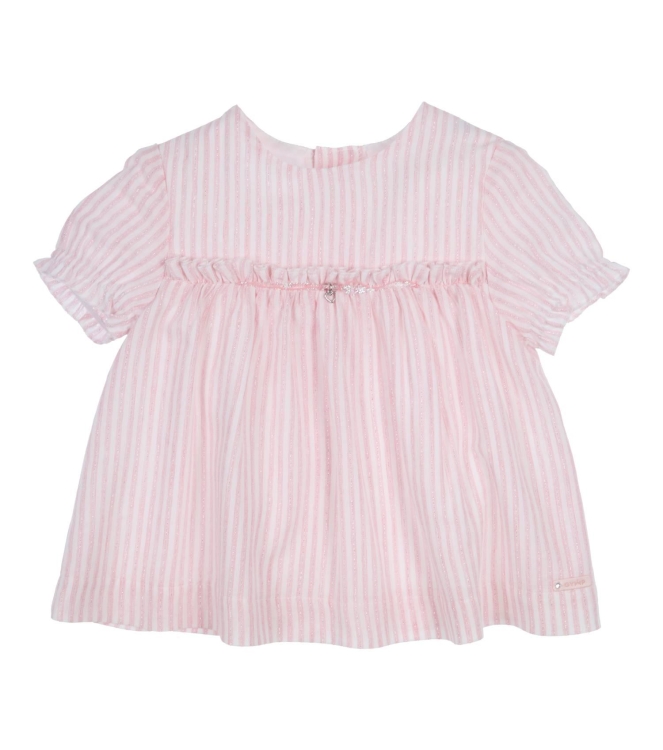 Gymp jurken VR-OW Old Rose - Off White 351-5192-10