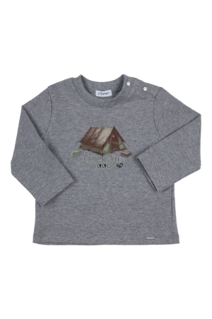 Gymp Aerochine T-shirt GSCHINE Grey Melange