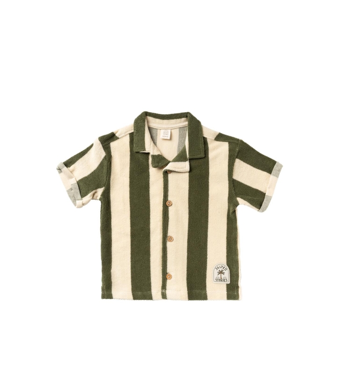 Salted Stories shirts 693 Bronze Green SASS25-693SEZ