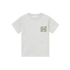Les Deux Kids shirts Snow Melange/Chive Green LDK101111