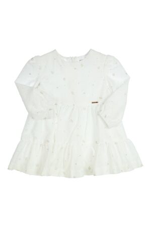 Gymp Nanet Jurk OW-GD Off White - Gold