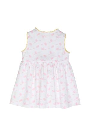 Gymp jurken W-LR White - Light Pink 471-5306-10
