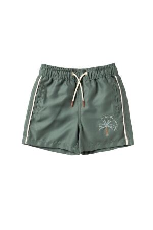 Salted Stories Solid Zwemshort 693 Bronze Green