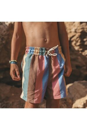 Salted Stories Multi Stripe Zwemshort 998 Multicolor