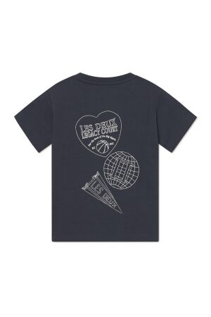 Les Deux Kids Atlas T-Shirt Dark Navy