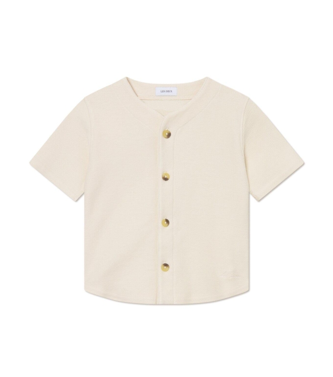 Les Deux Kids overhemden Ivory LDK201009