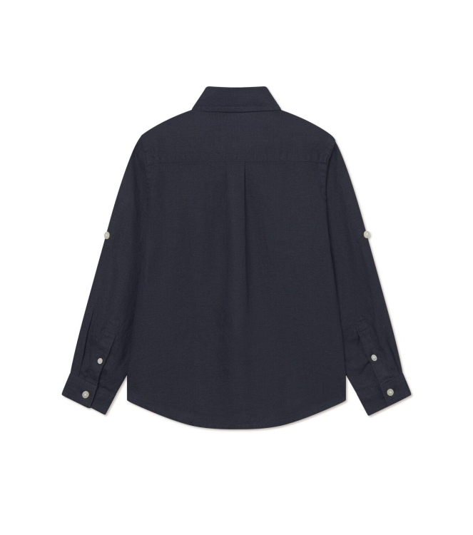 Les Deux Kids overhemden Dark Navy LDK410002