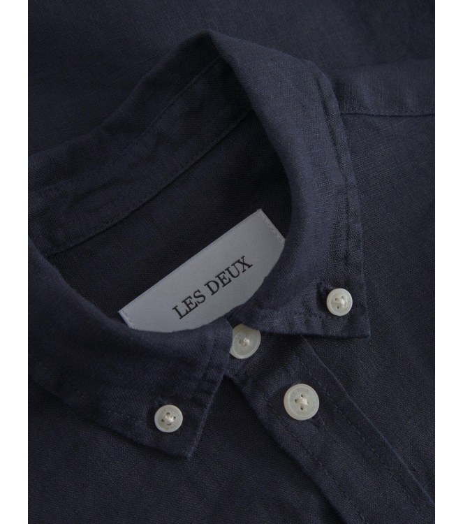 Les Deux Kids overhemden Dark Navy LDK410002