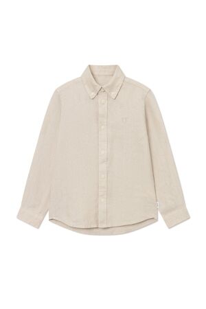Les Deux Kids Kristian Linnen Overhemd Light Sand