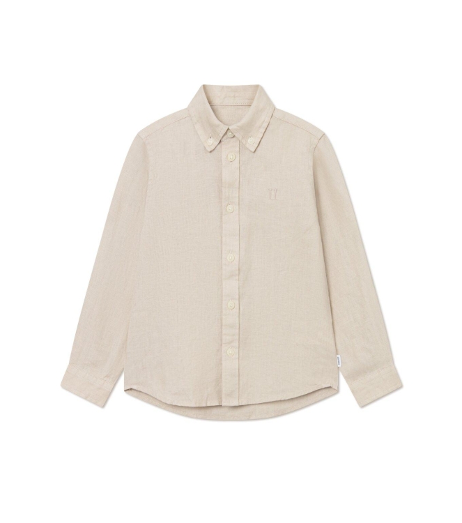Les Deux Kids overhemden Light Sand LDK410002