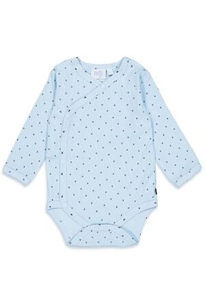 Feetje Mini Person Wikkelromper Blauw