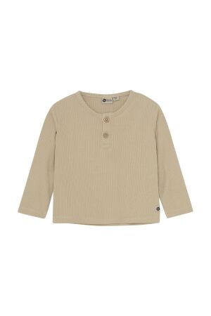 Daily7 T-shirt Longsleeve Grandad 2227 Latte Sand