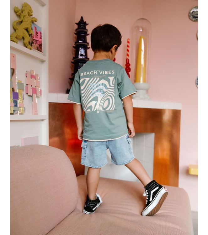 Daily7 shirts 9912 Ocean Green 920128