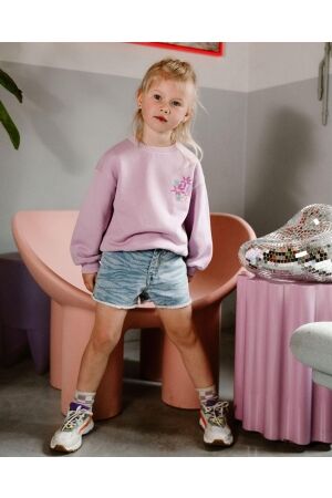 Daily7 Sweater Flower 6058 Dusty Lilac
