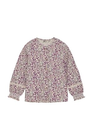 Daily7 T-shirt Flower 6556 Cherry purple
