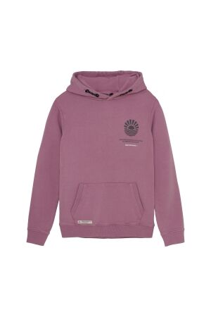 Indian Blue Jeans Hoodie Backprint 6555 Grape Nectar